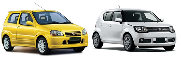 Suzuki Ignis roof racks vehicle image